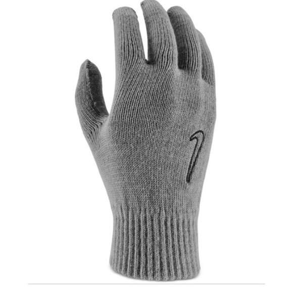 Nike Men's Knit Tech & Grip 2.0 Knit Gloves Gray Size S/M - Picture 1 of 7